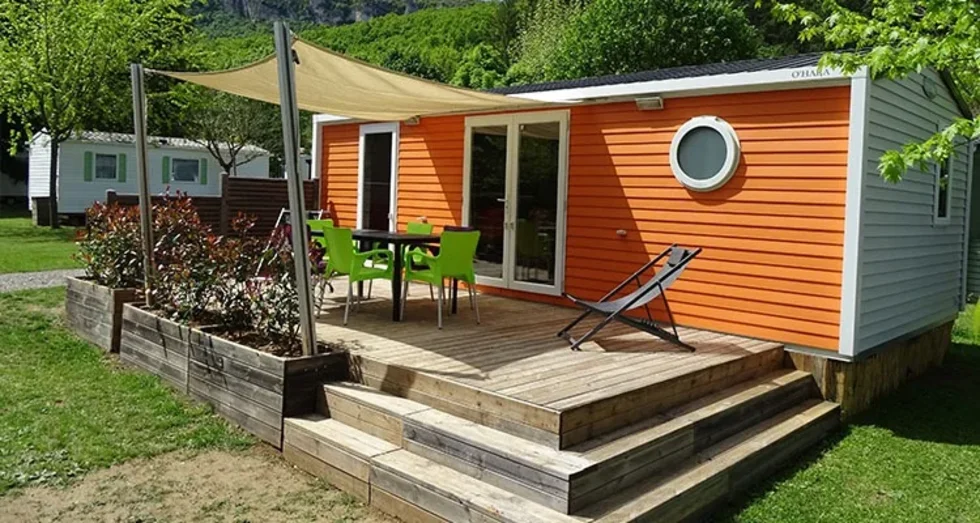 Mobilhome grand confort - Camping St Martin en Aveyron
